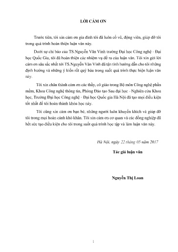 Luận văn Nghiên cứu công nghệ tìm kiếm (Mã nguồn mở) Lucene áp dụng giải quyết bài toán tìm kiếm trong hệ thống Văn bản